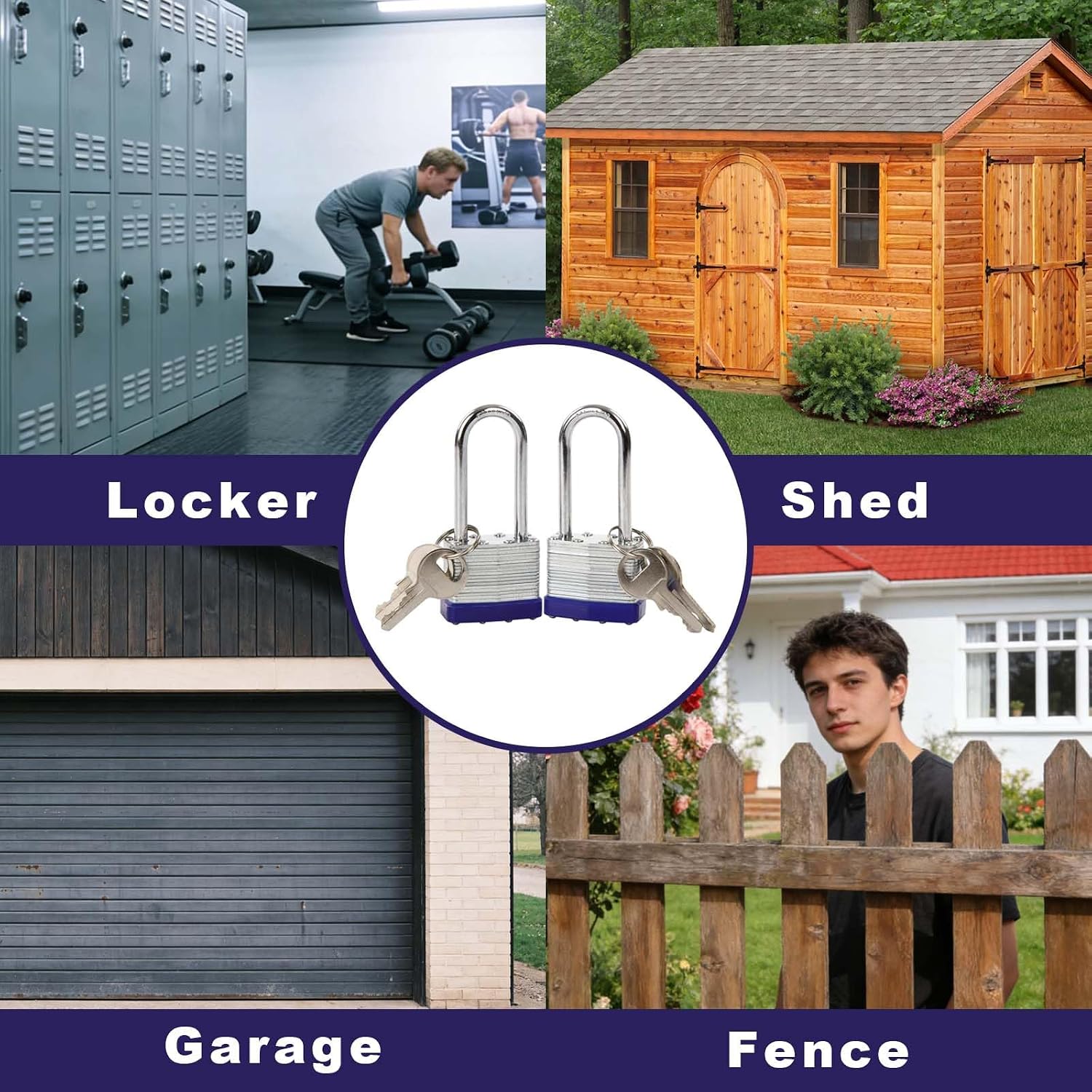 Thumbnail 6 de SEPOX 40mm Laminated Steel Padlock keyed alike ๐