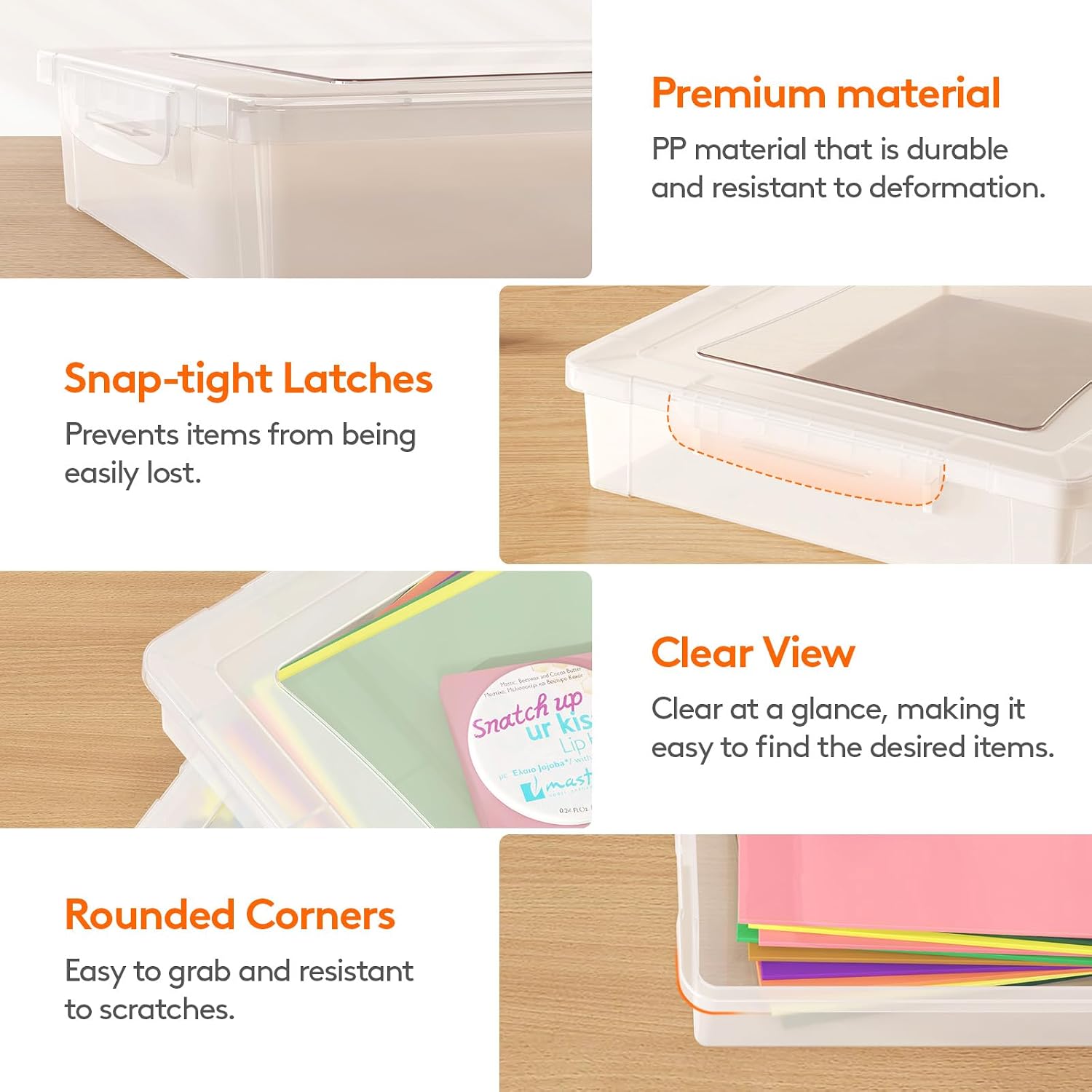 Detalle de Lifewit 2 Pack 5L Aufbewahrungsbox