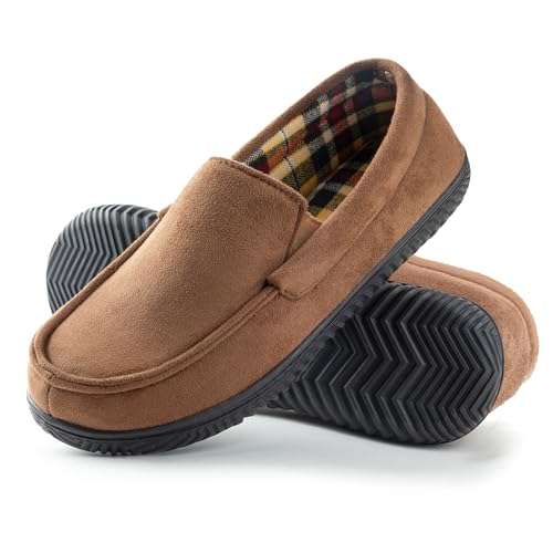 Detalle de RockDove chaussons mocassins homme 42 EU marron, mousse à mémoire de forme