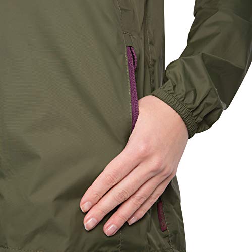 Thumbnail 5 de Trespass Womens Waterproof Packaway Jacket Qikpac Moss, Size 12