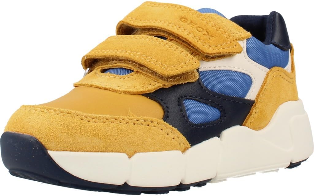 Detalle de Geox Jungen B Flexyper Mini BoySneaker – Atmungsaktiv und flexibel