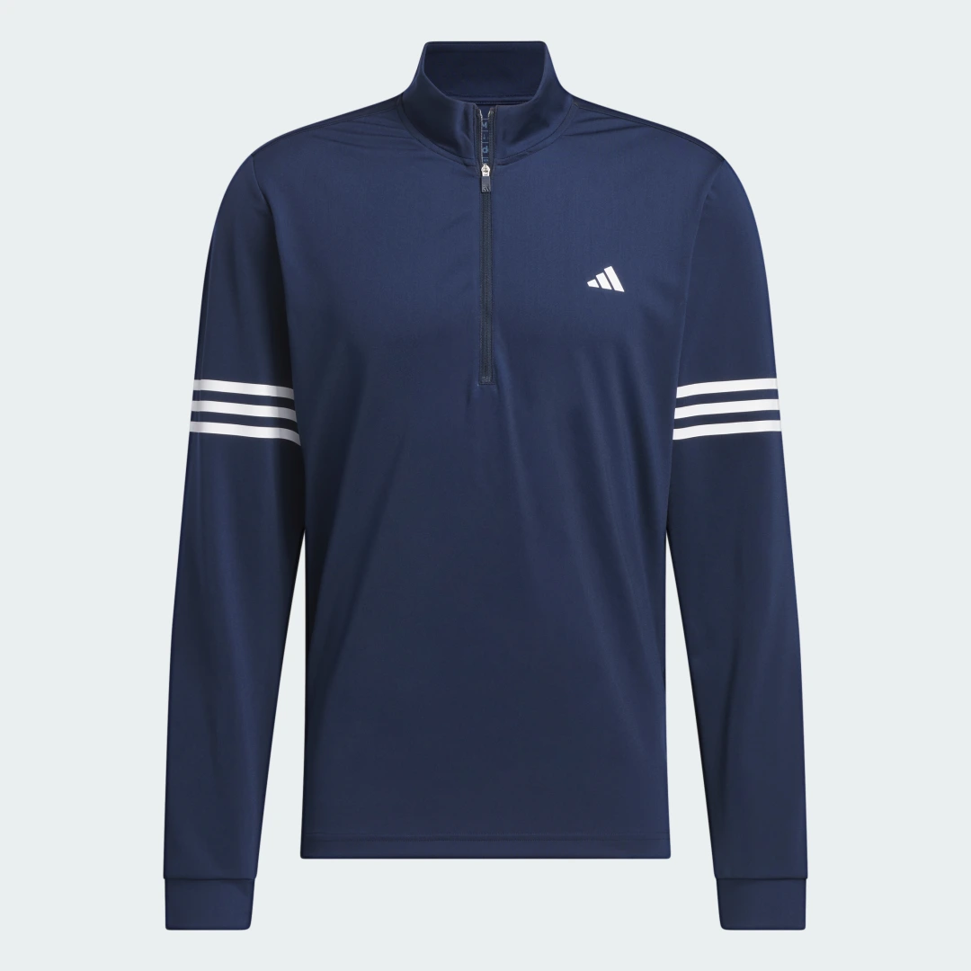 Detalle 2 de Sudadera Adi Half-Zip 3 bandas de Adidas