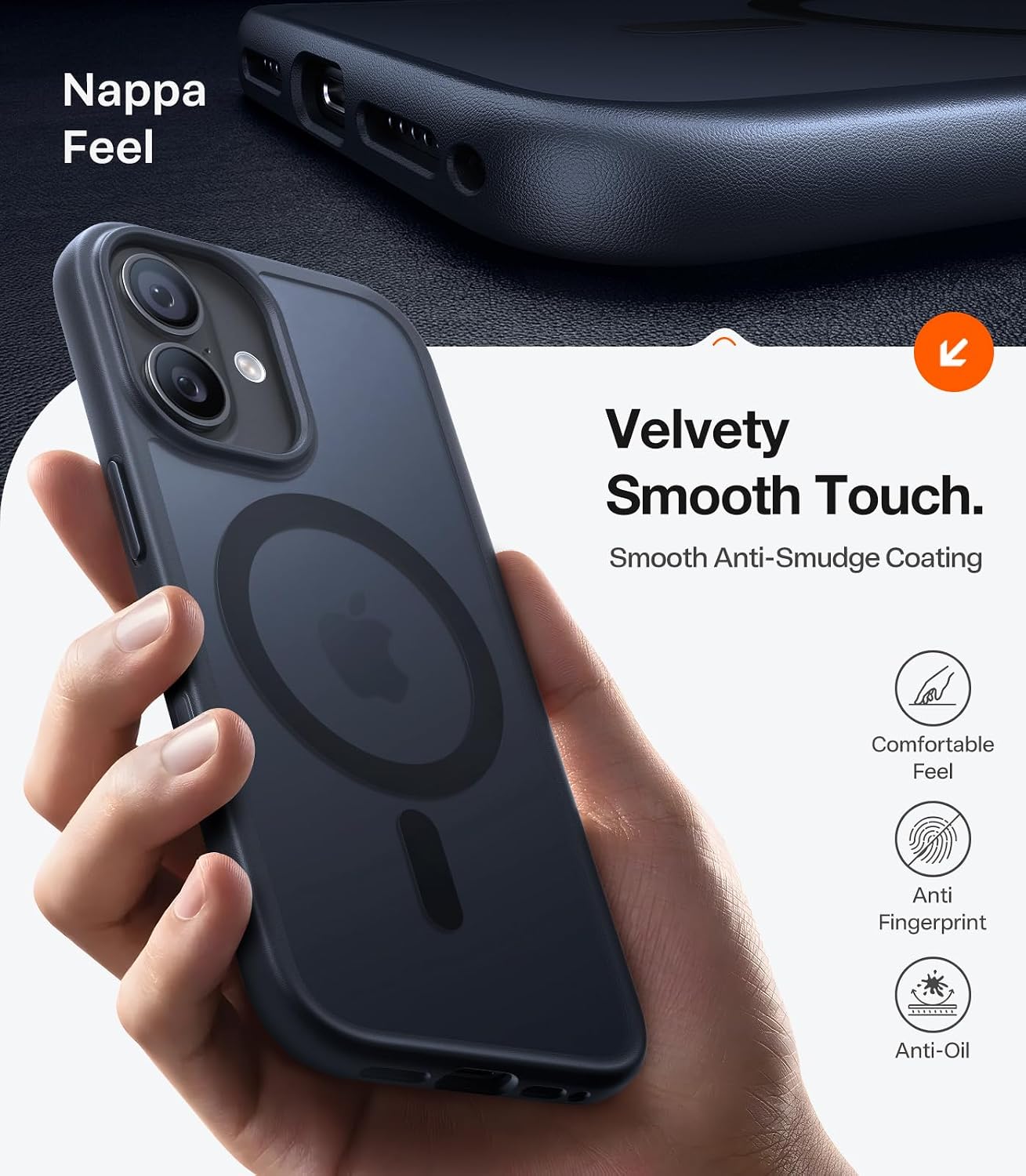 Thumbnail 6 de TORRAS for iPhone 17 MagSafe Case (Matte Black) with 12FT Military Grade Shock Protection