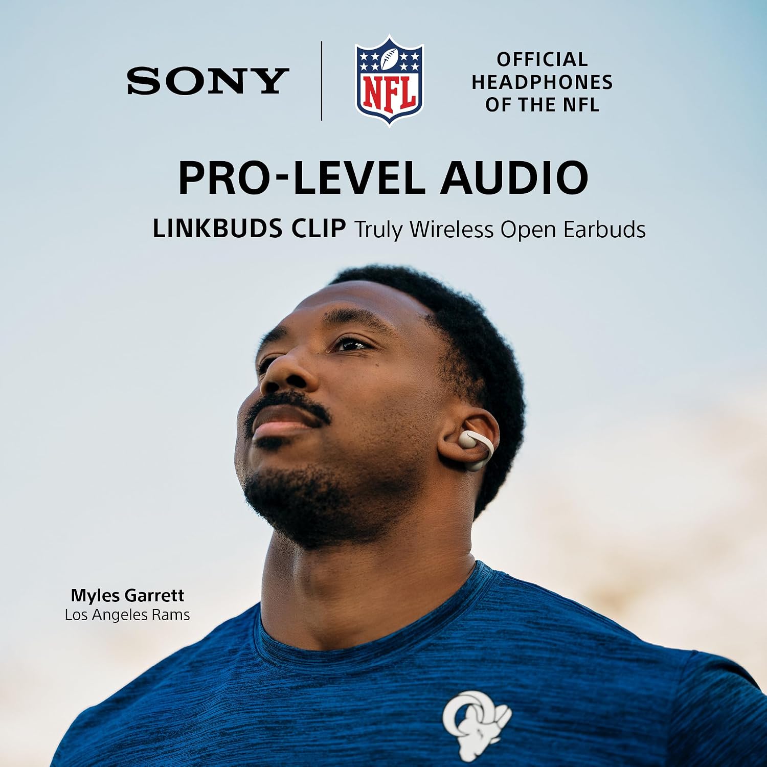 Detalle de Sony open-ear earbuds in Greige