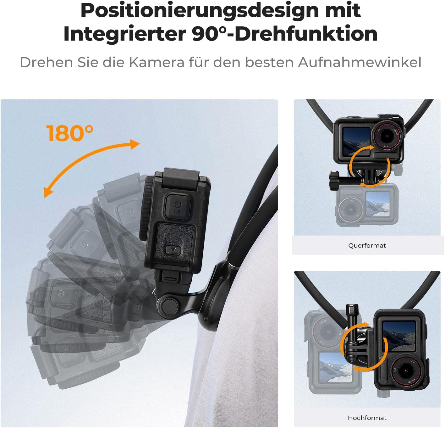 Thumbnail 2 de K&F CONCEPT Halshalterung für GoPro POV 🎥