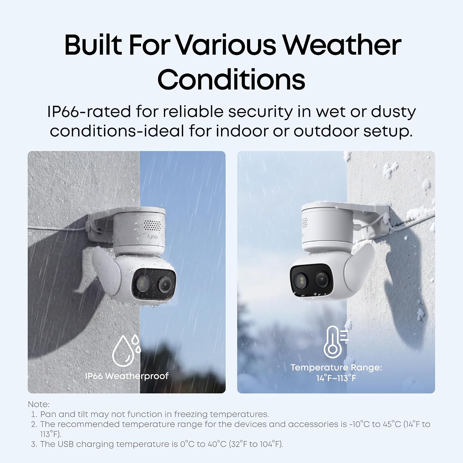 Thumbnail 4 de eufy Security T817L C31 Indoor/Outdoor Camera, 360° Pan/Tilt, Color Night Vision