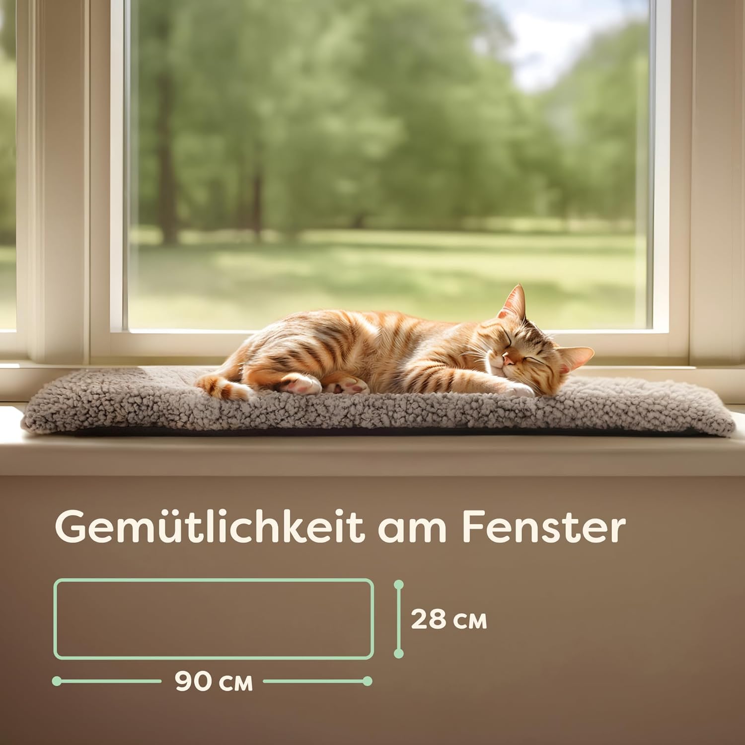 Thumbnail 1 de Knupis Katzen Fensterliege 90x28cm