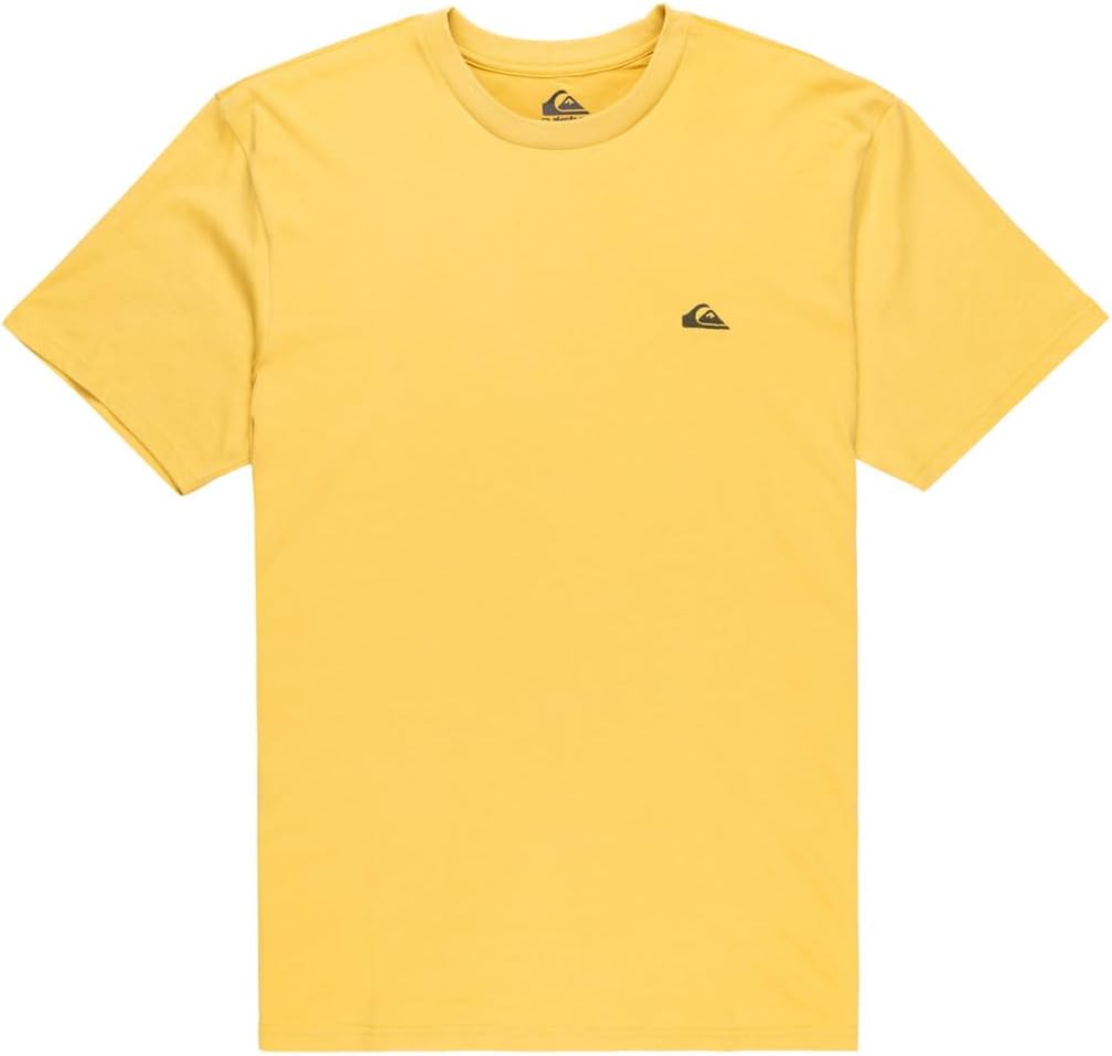 Detalle de Quiksilver Basic SS Tee Young T-Shirt Uomo – Pacco da 1, cotone 160 g/m², stile casual
