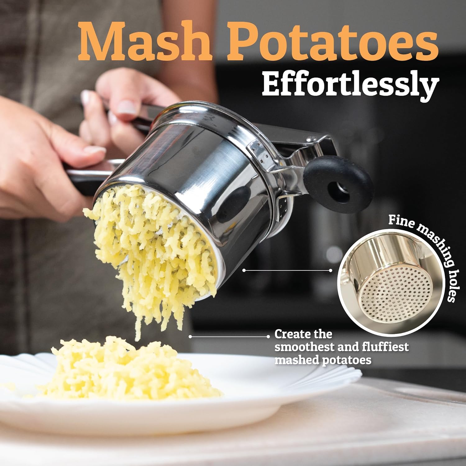Detalle 2 de PriorityChef Large Potato Ricer 15oz 🥄