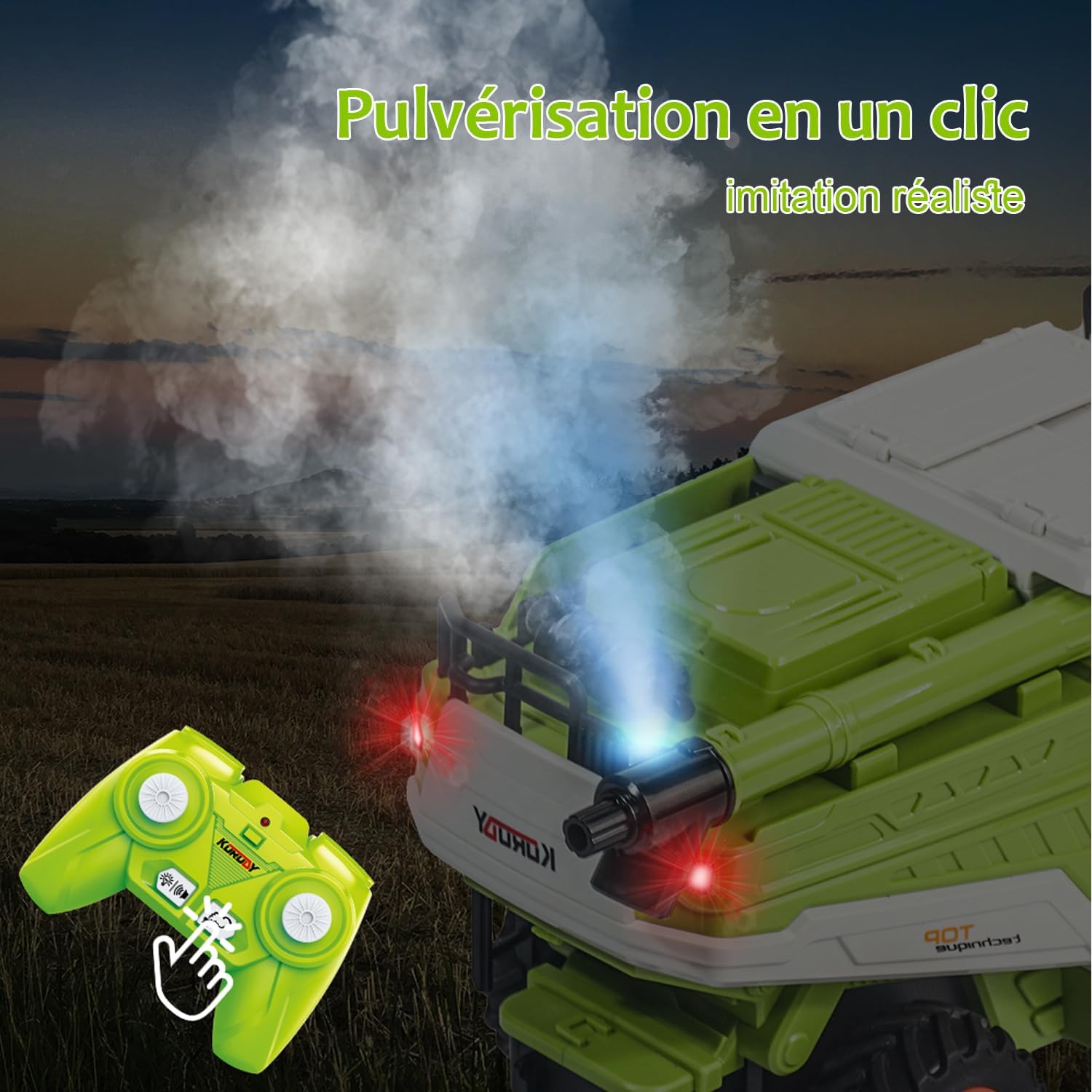 Detalle 2 de PENGBU RC Moissonneuse-batteuse 3‑12 ans 🚜