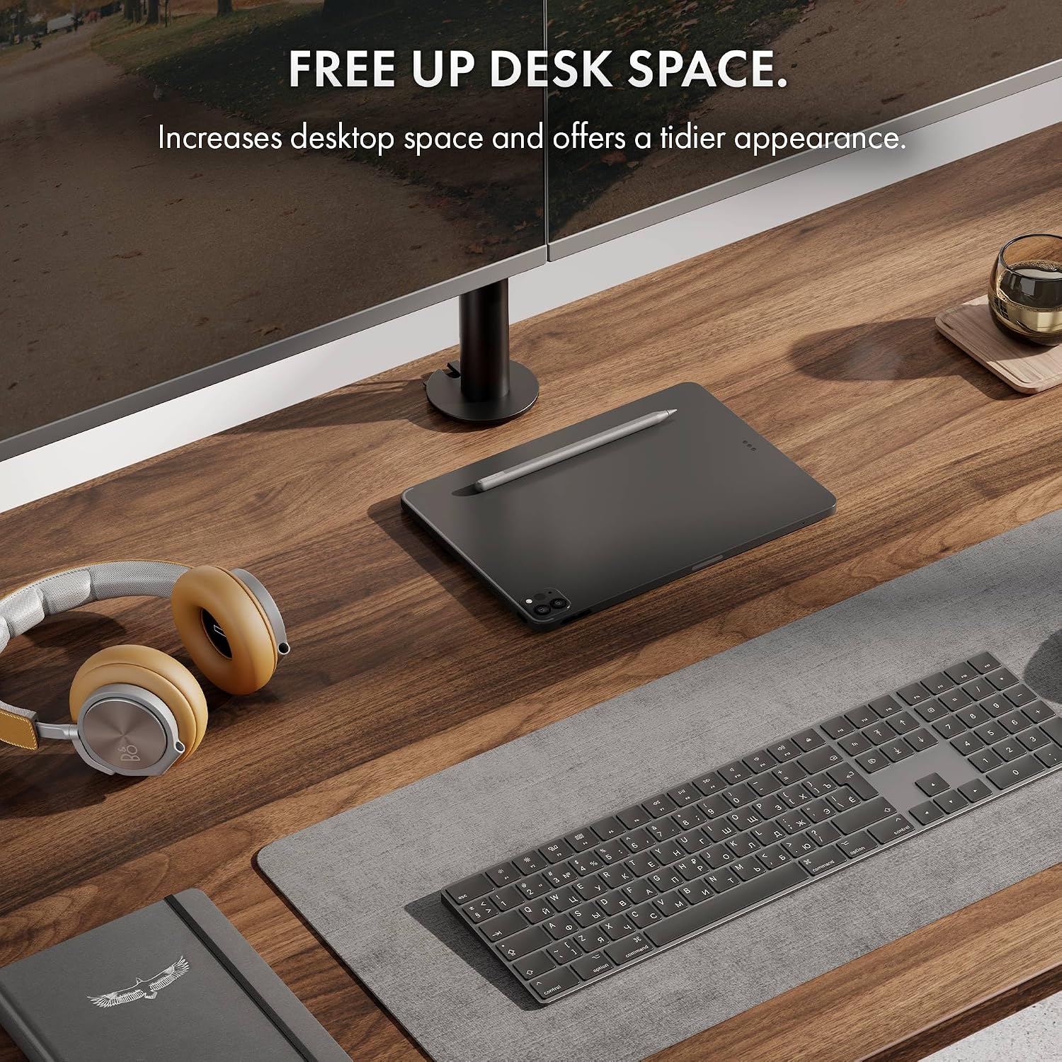 Thumbnail 2 de VonHaus Dual Monitor Stand 13-32