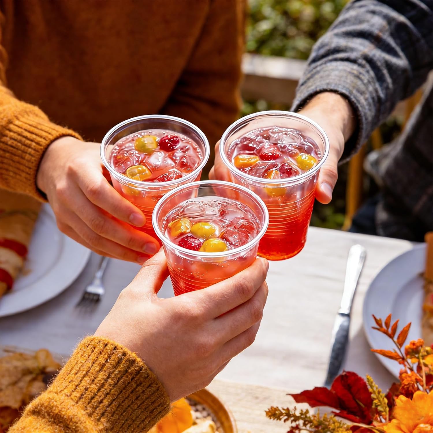 Detalle de Lamosi 7 oz Clear Plastic Cups (500 Pack) – Durable, Disposable, Perfect for Parties