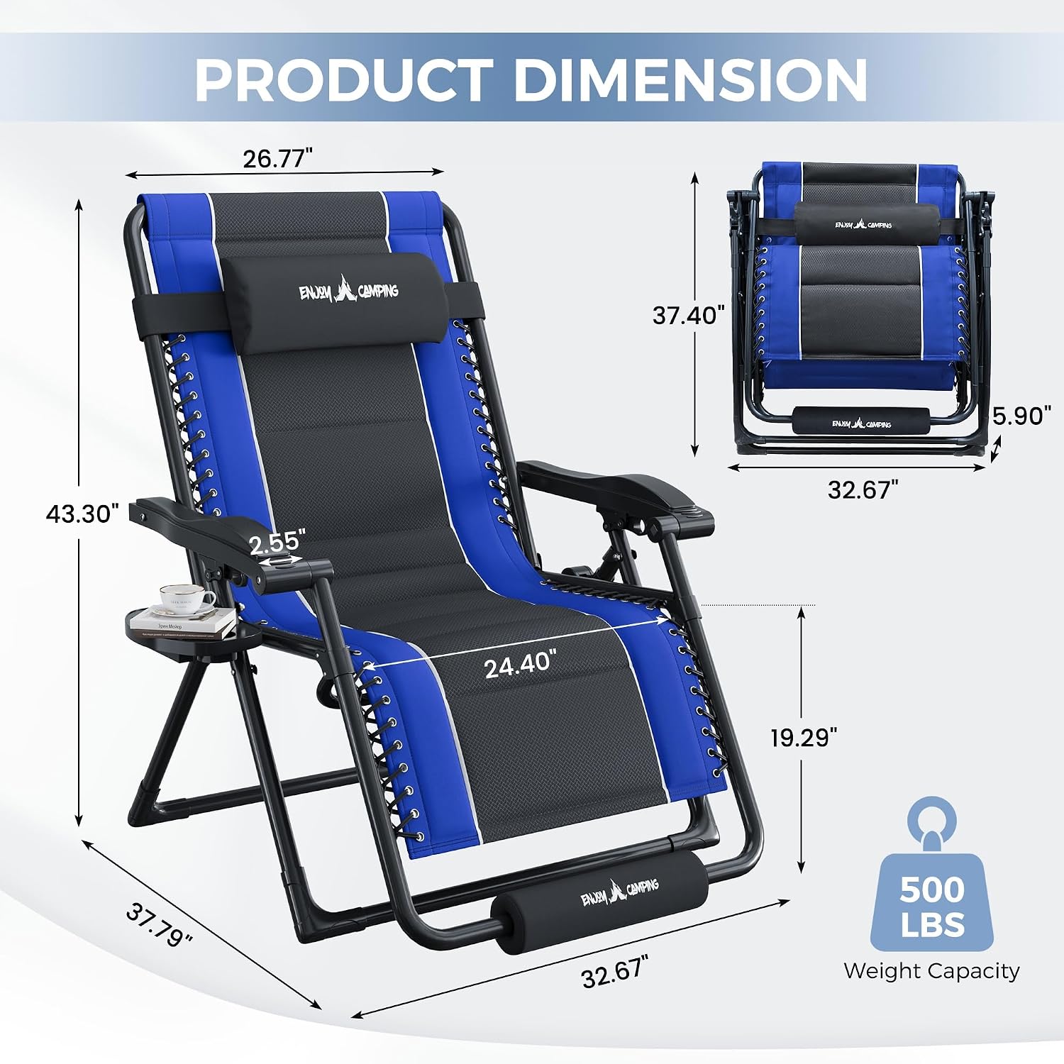 Detalle de UDPATIO Zero Gravity Chair 33-inch