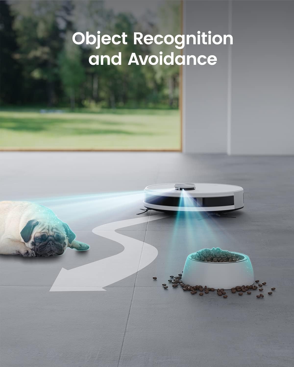 Detalle 2 de Lefant M1 Robot Vacuum and Mop, LiDAR Mapping, 150-Minute Runtime