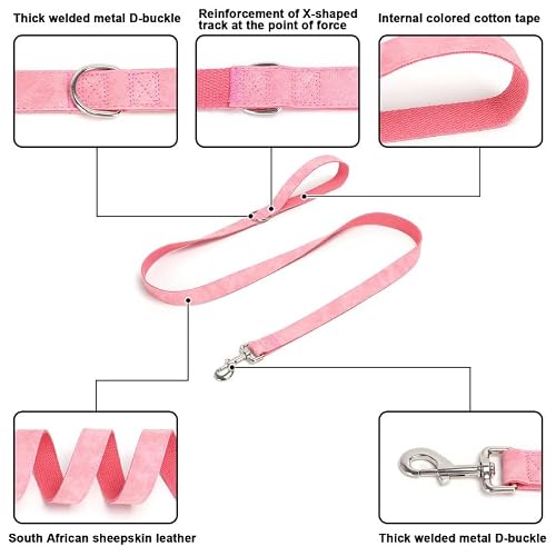 Thumbnail 4 de Aoktorkit 2cm x 150cm PU leather dog lead
