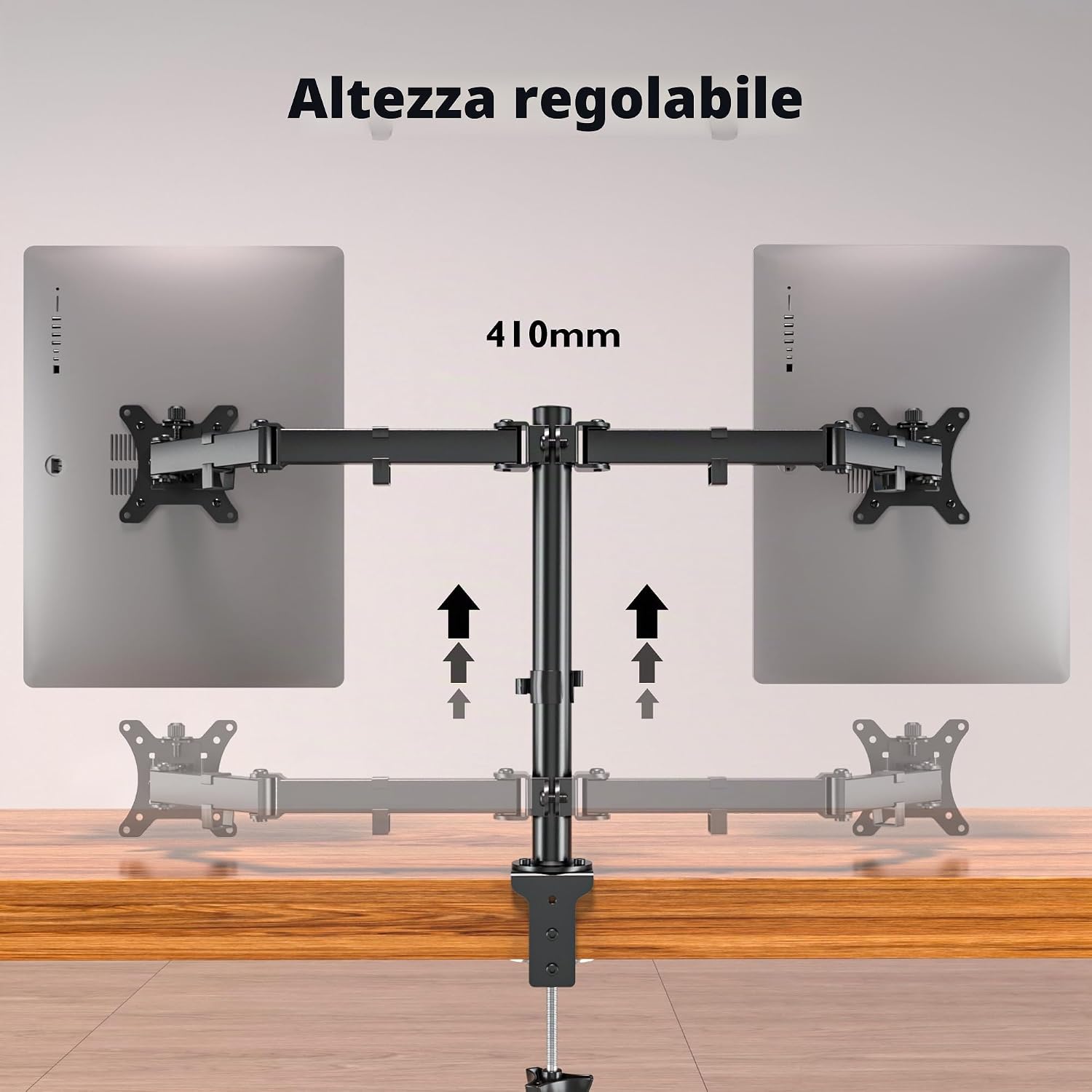 Thumbnail 4 de BONTEC Supporto Doppio Monitor 13–30