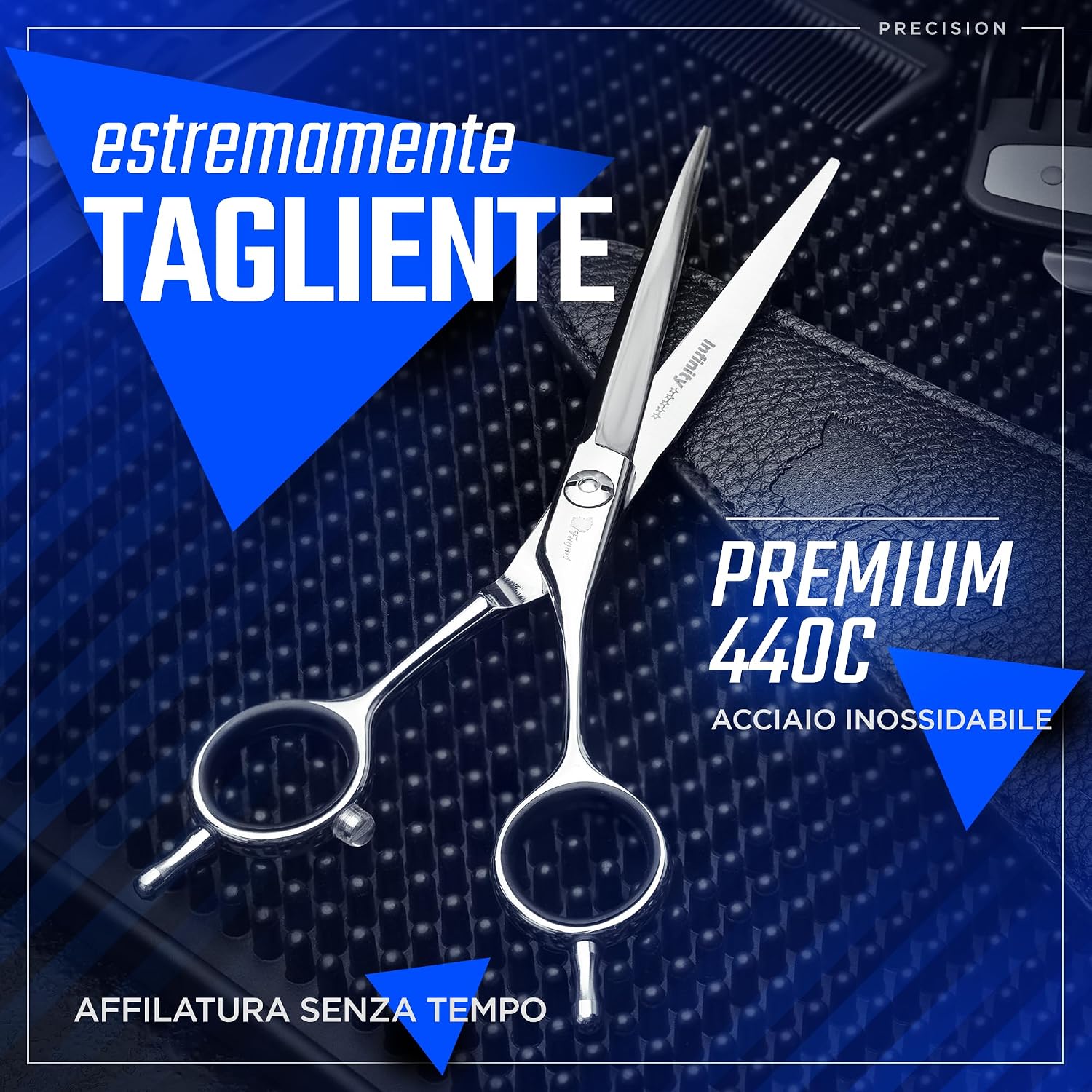 Thumbnail 1 de Fagaci Forbici Parrucchiere Professionali 5.5" – Lame Sottili in Acciaio 440C, Bilanciate e Ambidestre