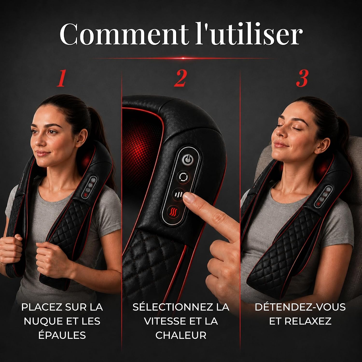 Thumbnail 3 de Essy Masseur Cervical Shiatsu Nuque Épaules