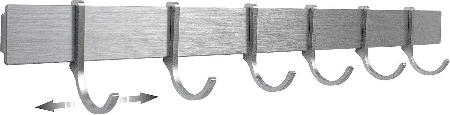 Thumbnail 6 de Designfactory Hamburg Utensil Holder – Self-Adhesive Hanging Rail for Quick, Drill-Free Kitchen Organisation