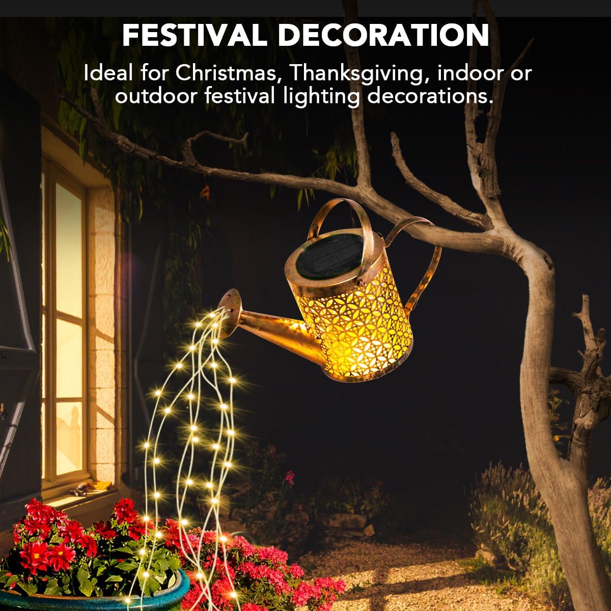 Thumbnail 5 de GLOBAL GOLDEN Solar Watering Can Light 7–10h