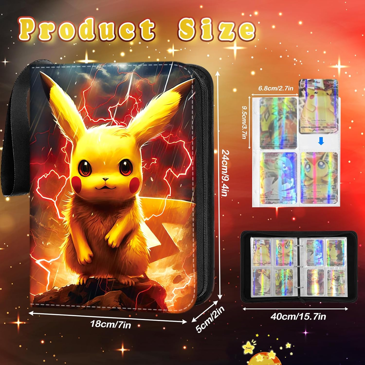 Thumbnail 1 de JDMPCYN Sammelalbum 400 Karten 📒