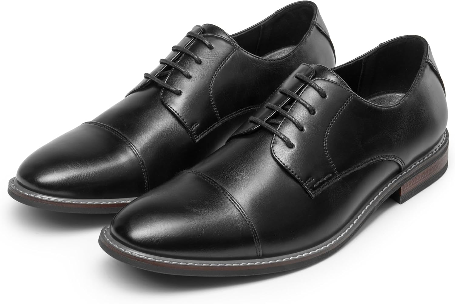 Thumbnail 4 de Bruno Marc Derby Eleganti da Uomo con Lacci – Scarpe Classiche in Simil Pelle