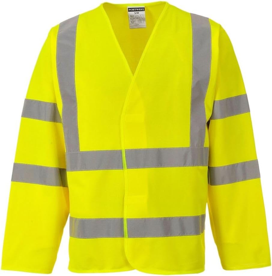 Thumbnail 5 de Portwest C473 gilet/giacca ad alta visibilità giallo con bande riflettenti e bretelle L/XL