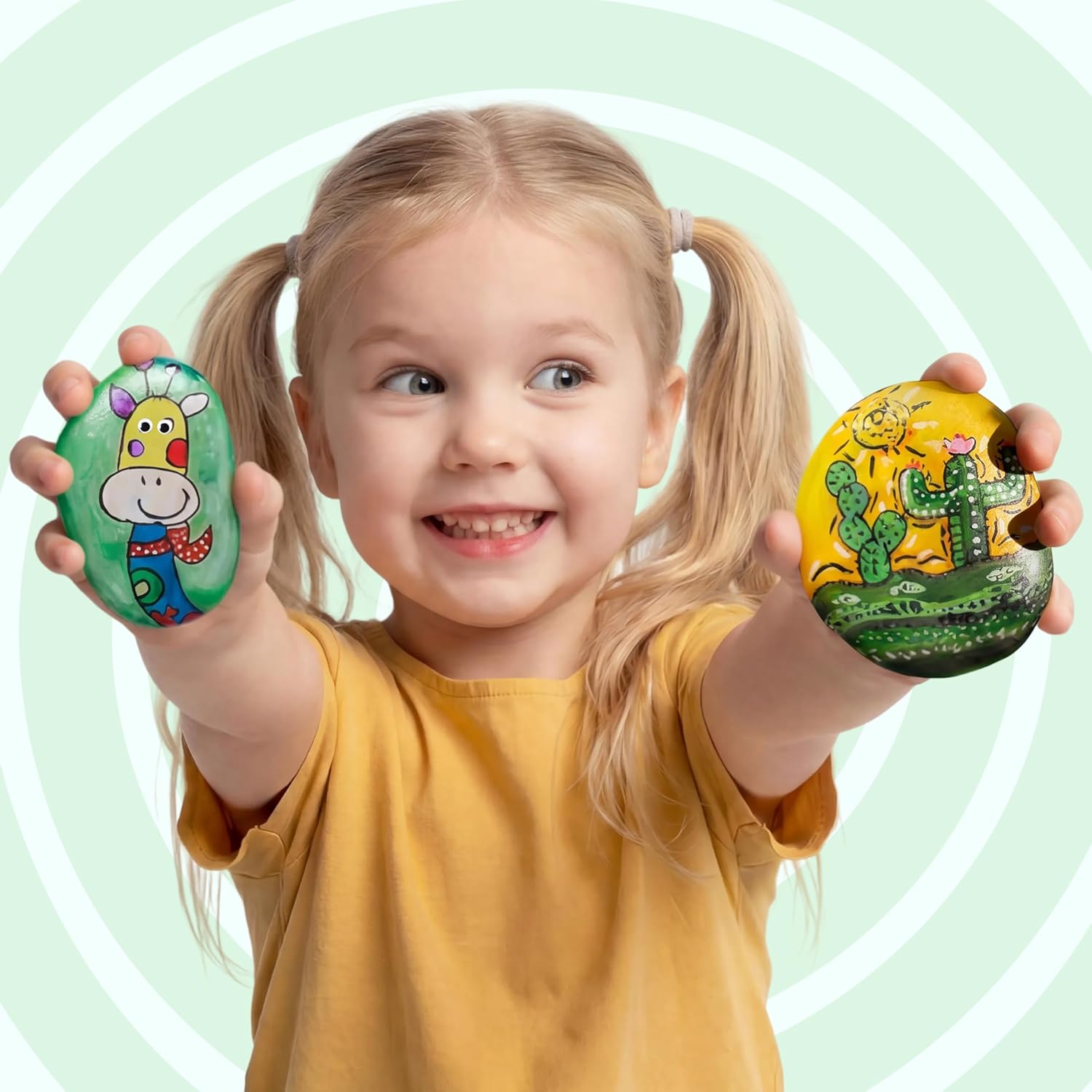 Thumbnail 2 de JOYIN Klever Kits Rock Painting Kit: Practical DIY Fun for Kids