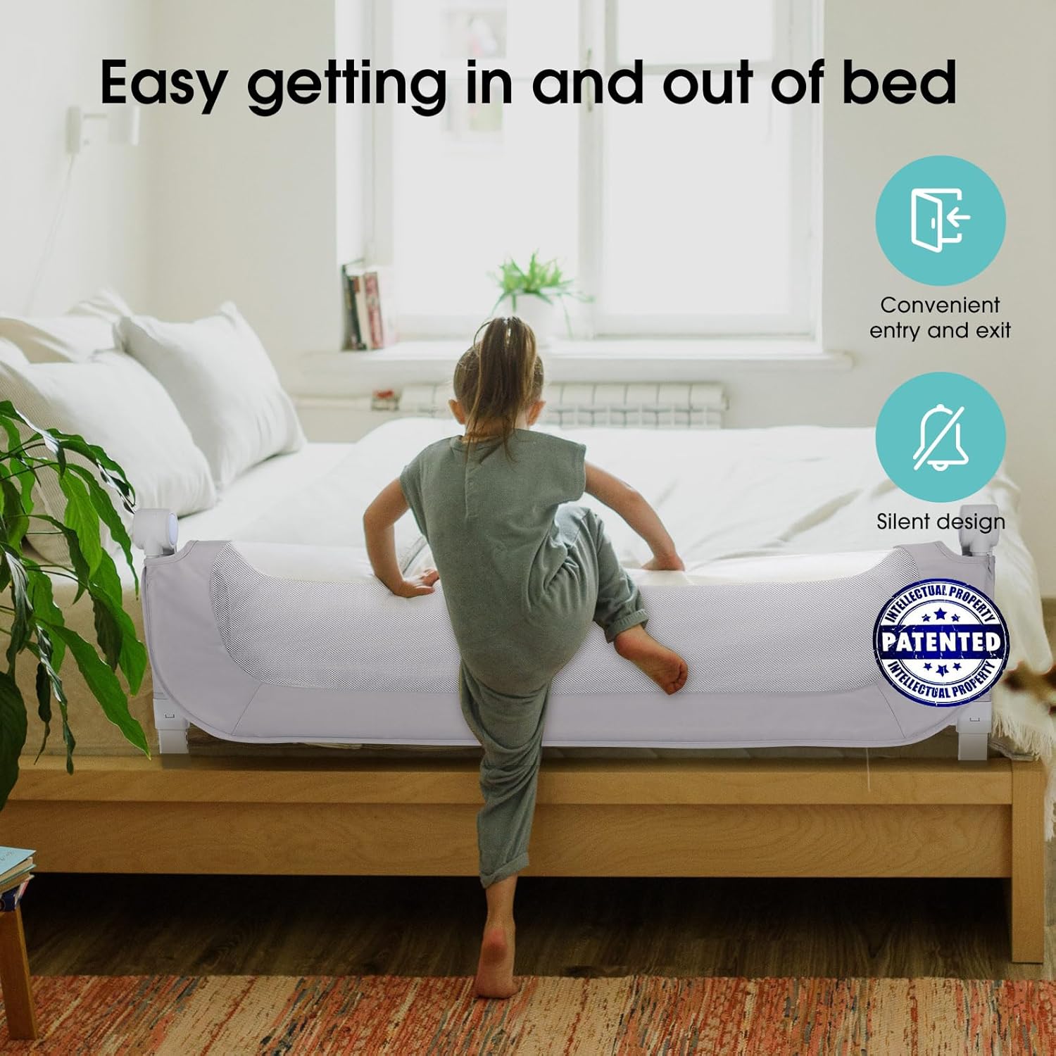 Thumbnail 1 de NUTIKAS 47" Bed Rail for Toddlers