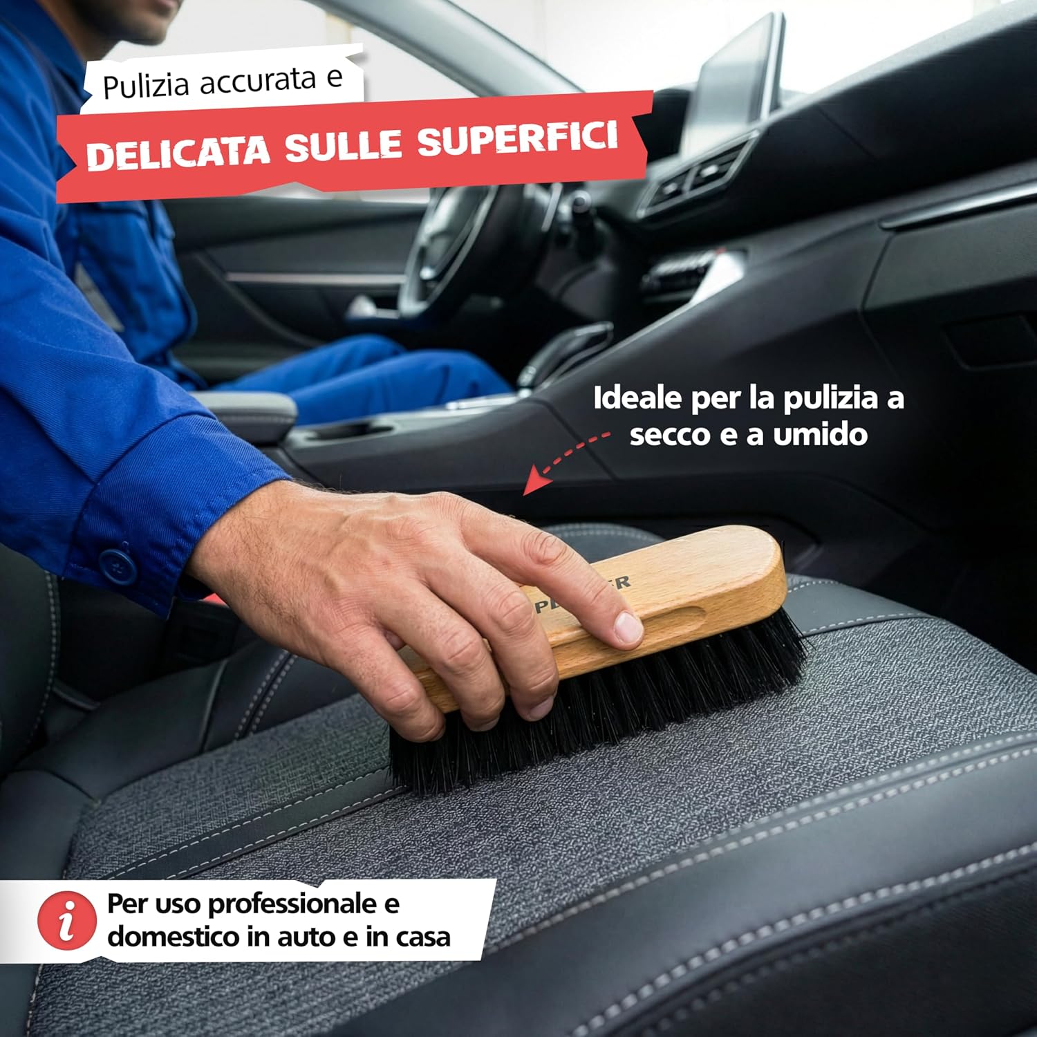 Detalle de SPRINGER ZX4000 - Spazzola per la pulizia dei tessuti: robusta, made in Germany