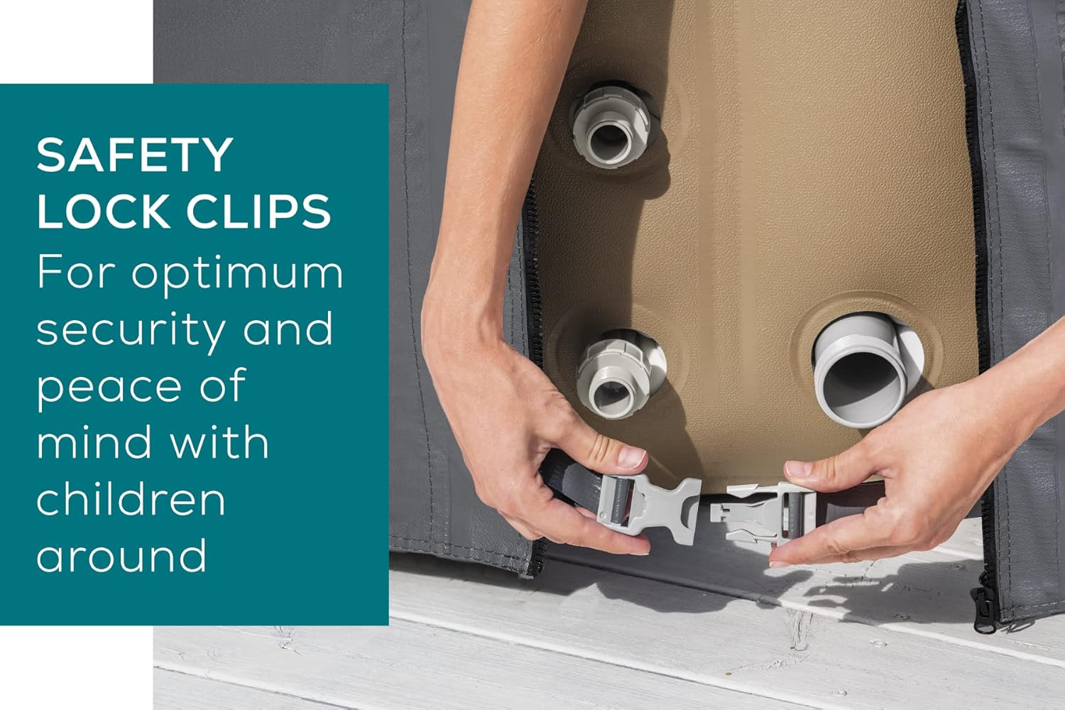 Thumbnail 5 de Bestway Lay-Z-Spa Xtras Thermo-Komplettabdeckung Ø196x71