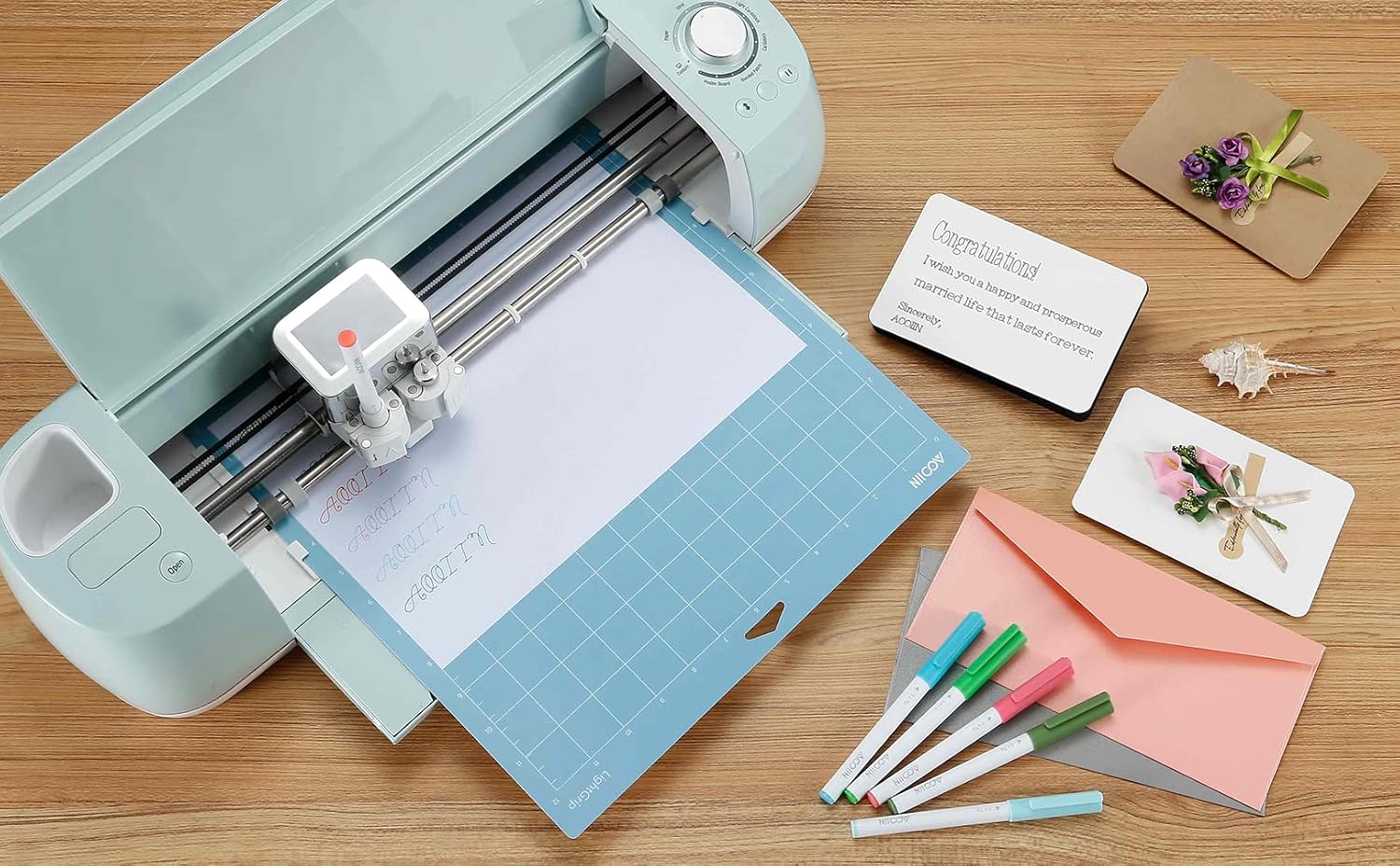 Detalle 2 de AOOIIN Stifte für Cricut 36 Farben 0,4