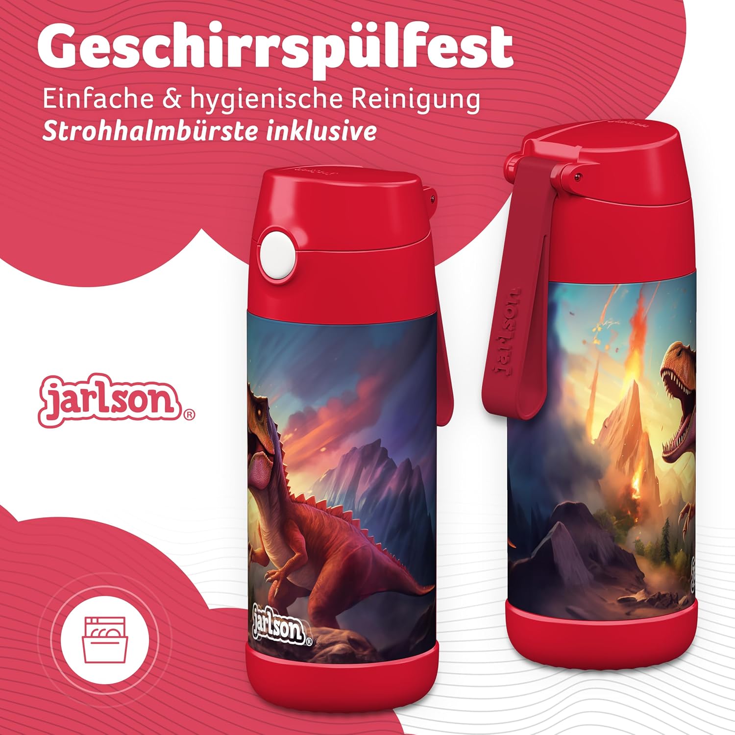 Thumbnail 2 de Jarlson Kinder-Trinkflasche 350 ml Edelstahl