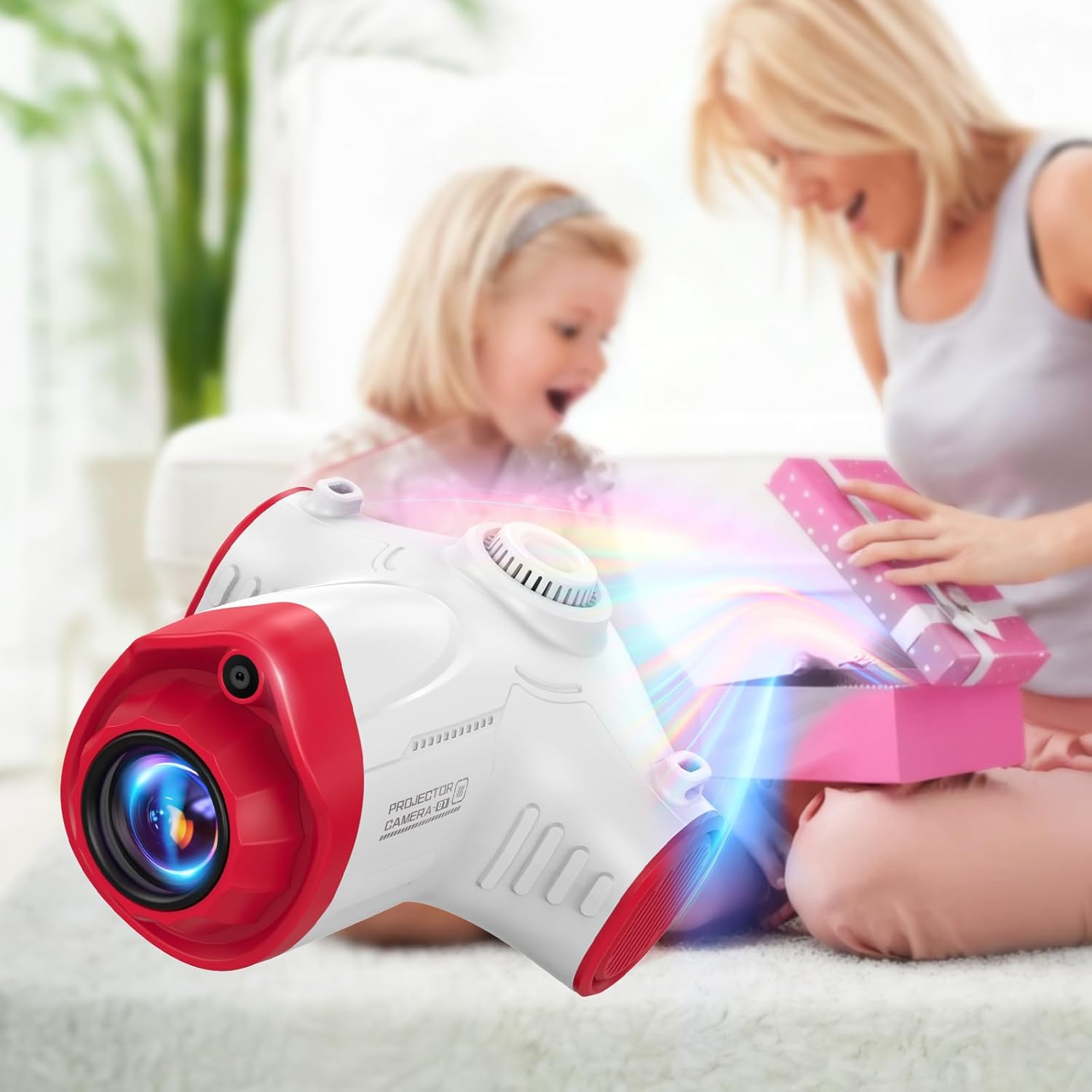 Thumbnail 6 de Macchina Fotografica per Bambini CHAKEYAKE con Funzione di Proiezione: 1080P, Treppiede e Scheda 32G