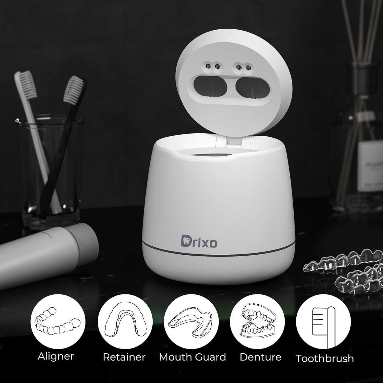 Detalle 1 de Drixo Ultrasonic Retainer Cleaner 200ML
