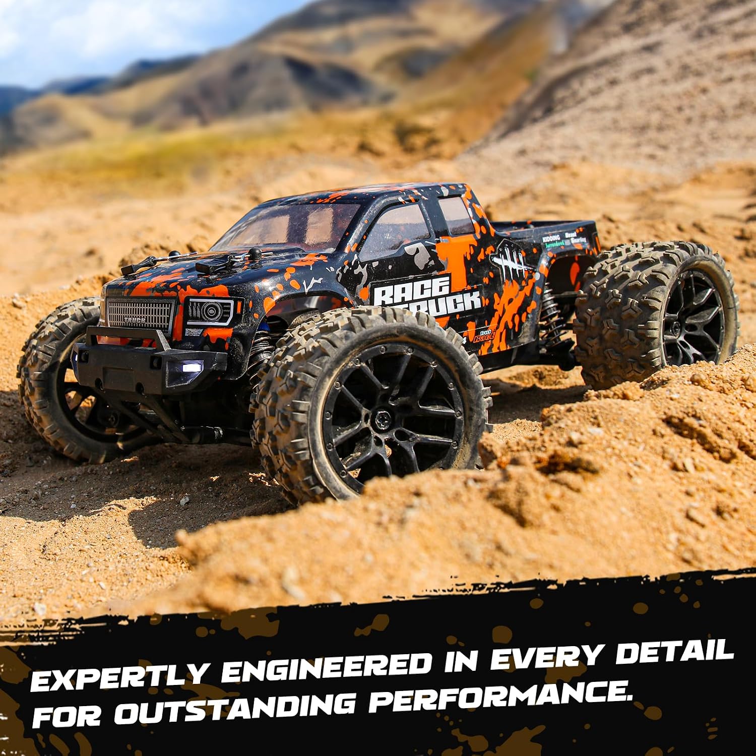 Thumbnail 6 de HAIBOXING 18859 1:18 RC Monster Truck, 4WD, 36 km/h, Two Batteries