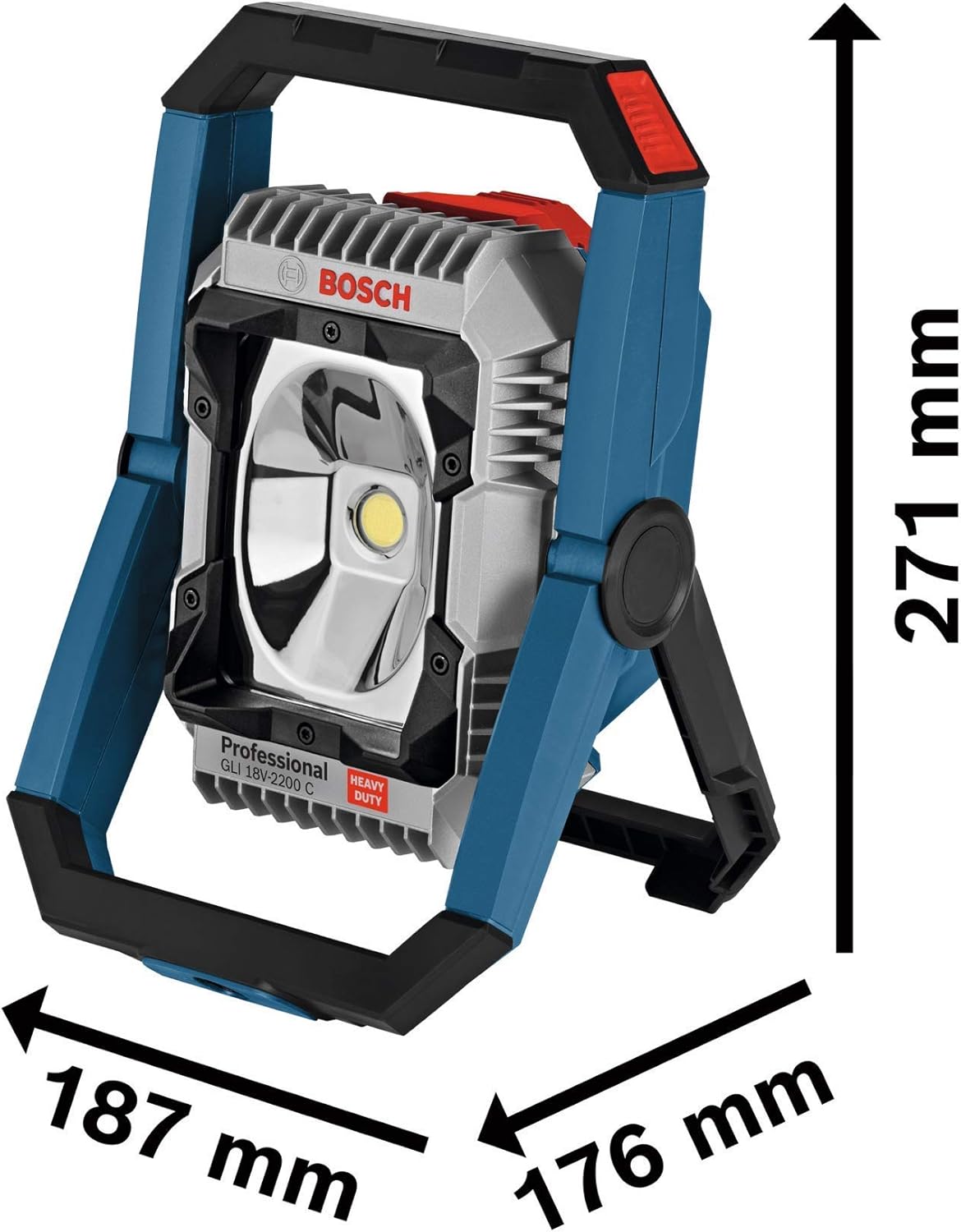 Thumbnail 1 de Projecteur de chantier LED sans-fil Bosch Professional 18V System GLI 18V-2200 C (Connect Ready)
