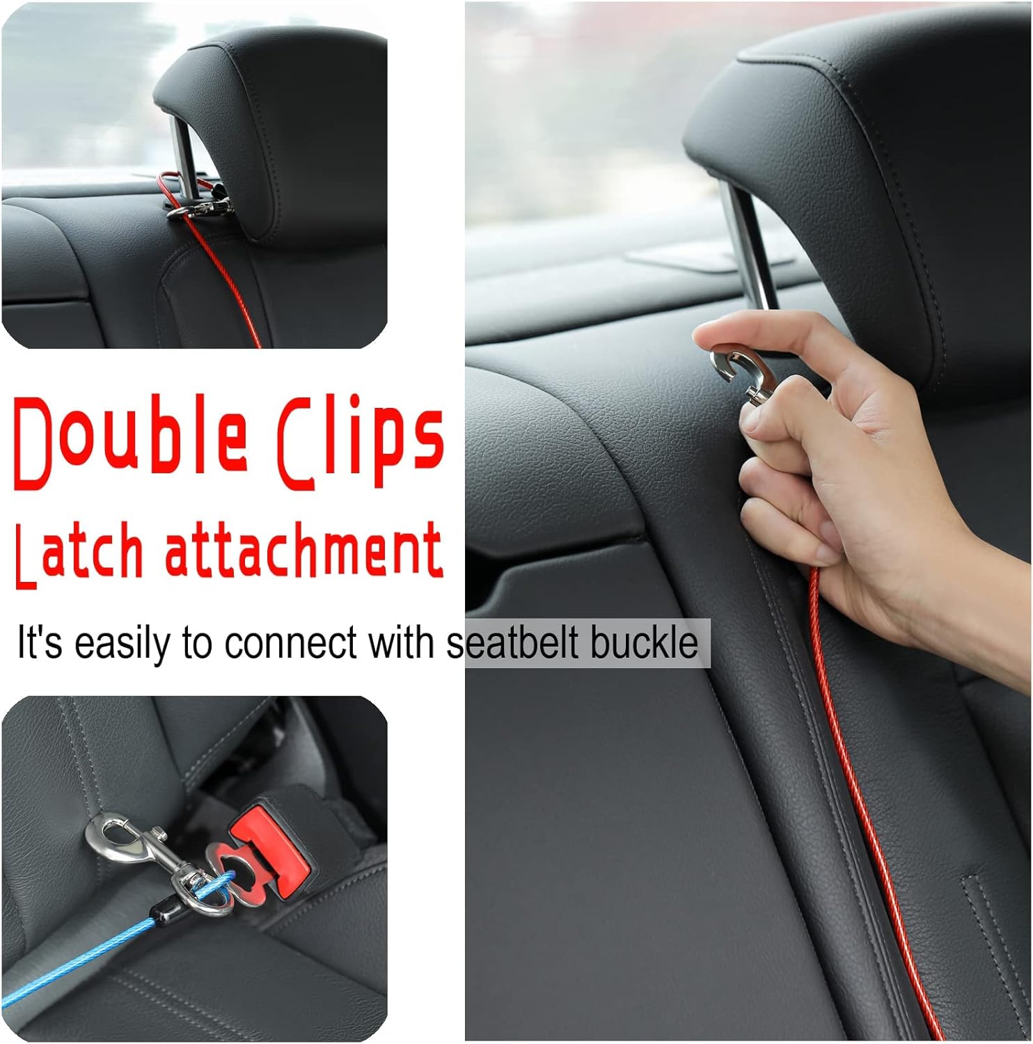 Thumbnail 6 de Mi Metty Dog Car Seat Belt 32 inch