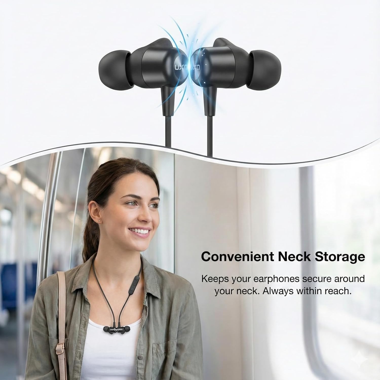Detalle de UXD Cuffie Bluetooth 20 Ore per Sport