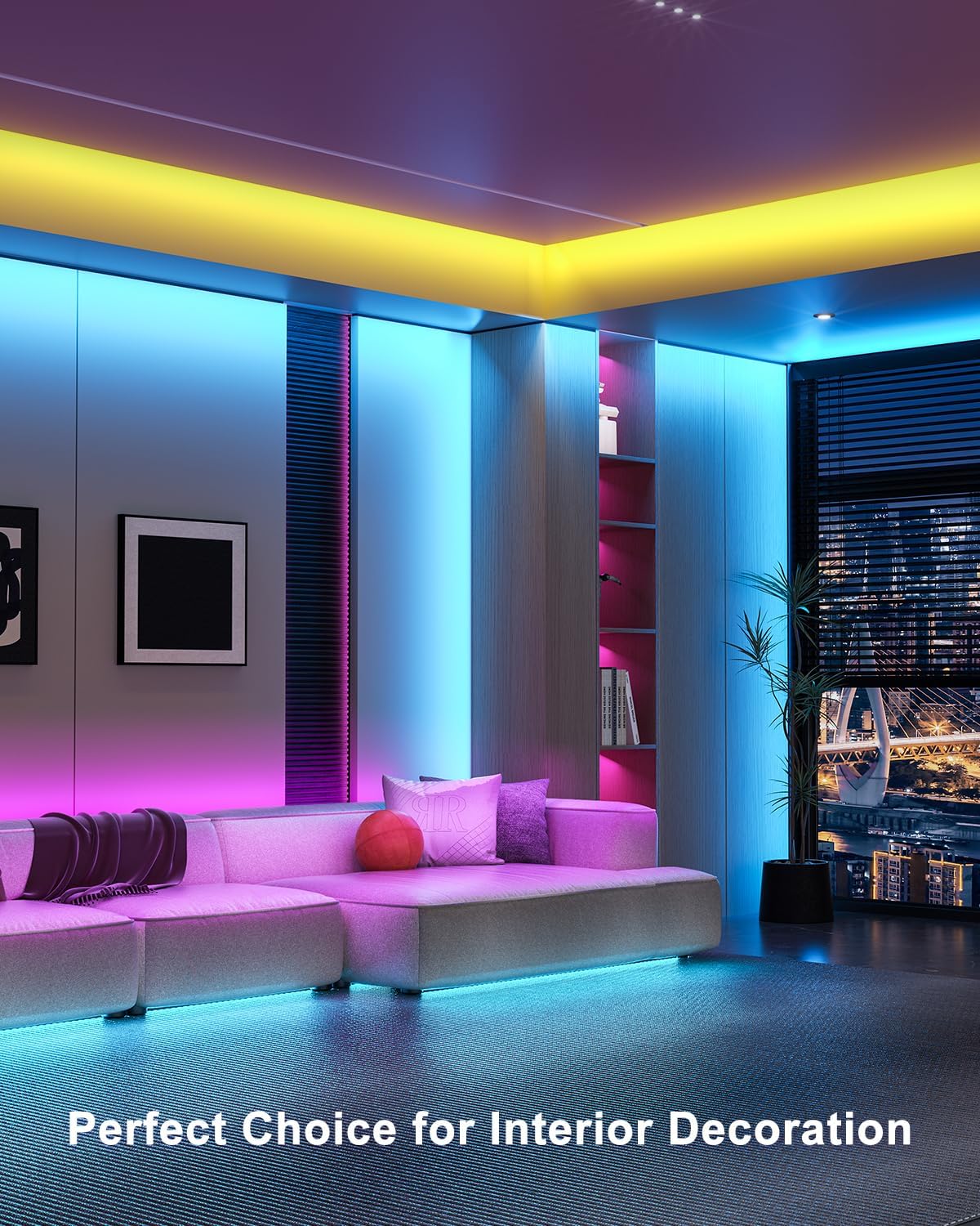 Thumbnail 6 de Nexillumi 10M Smart Bluetooth LED Strip Lights (RGB) with App, Remote & Music Sync