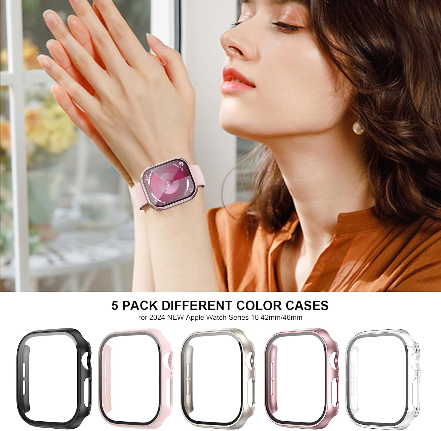 Thumbnail 5 de Haojavo Screen Protector Case for Apple Watch Series 11 42mm