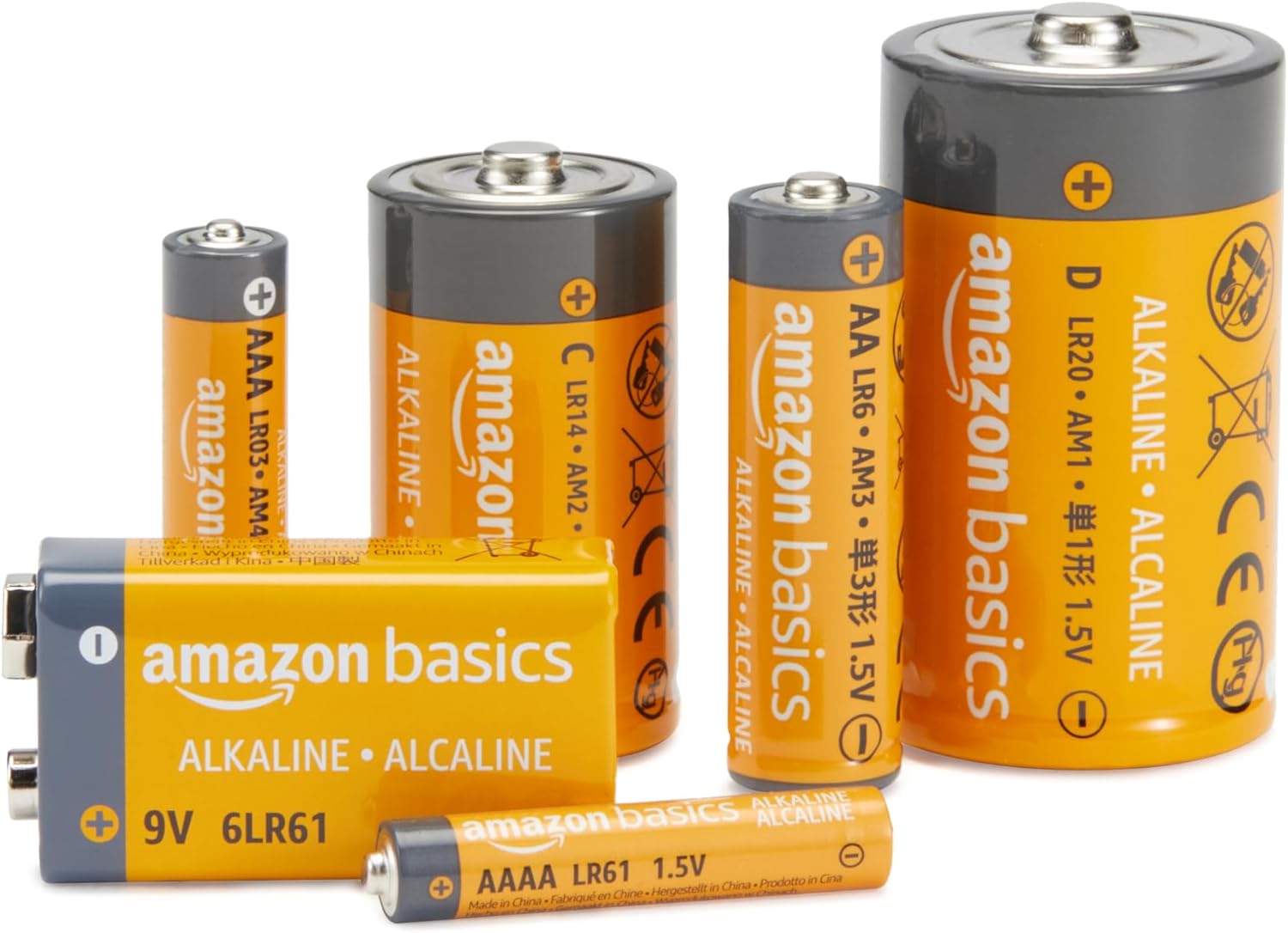 Thumbnail 3 de Amazon Basics Lot de 12 piles alcalines Type D 1,5 V – longue conservation 5 ans