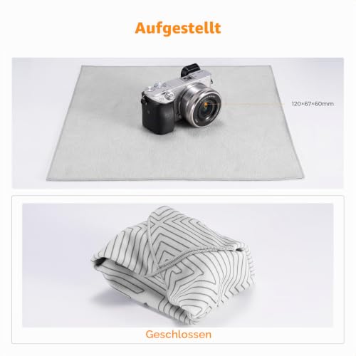 Detalle 2 de K&F CONCEPT Einschlagtuch Kamera – Rundumschutz für DSLR und Zubehör