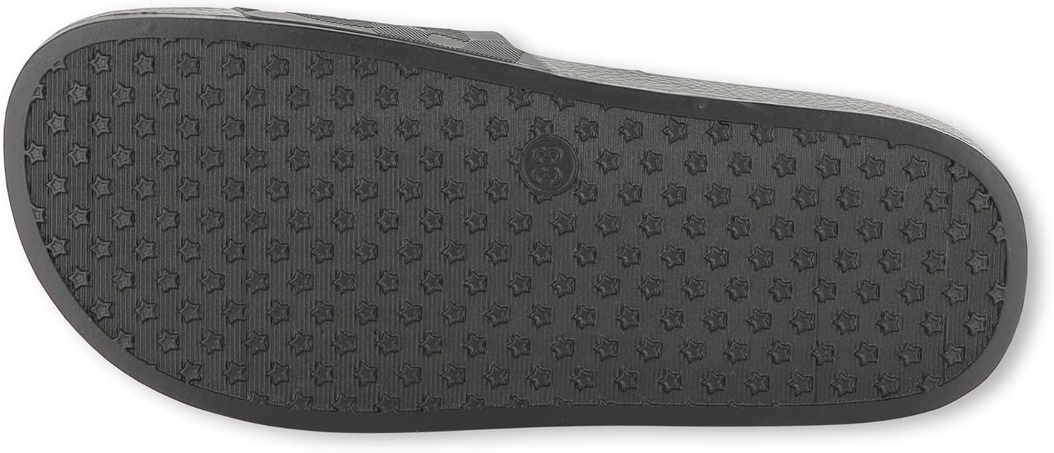 Detalle 2 de BOSS Aqua Slides Ragazzo, Nero, 34: stile semplice e comfort per l’estate