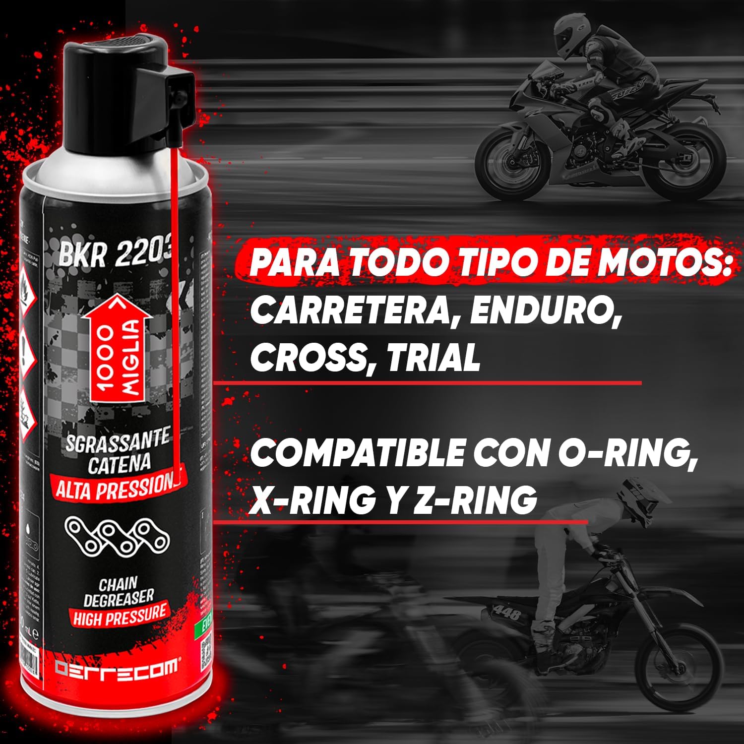 Thumbnail 4 de ERRECOM 1000 Miglia BKR 2203 Desengrasante 500 ml