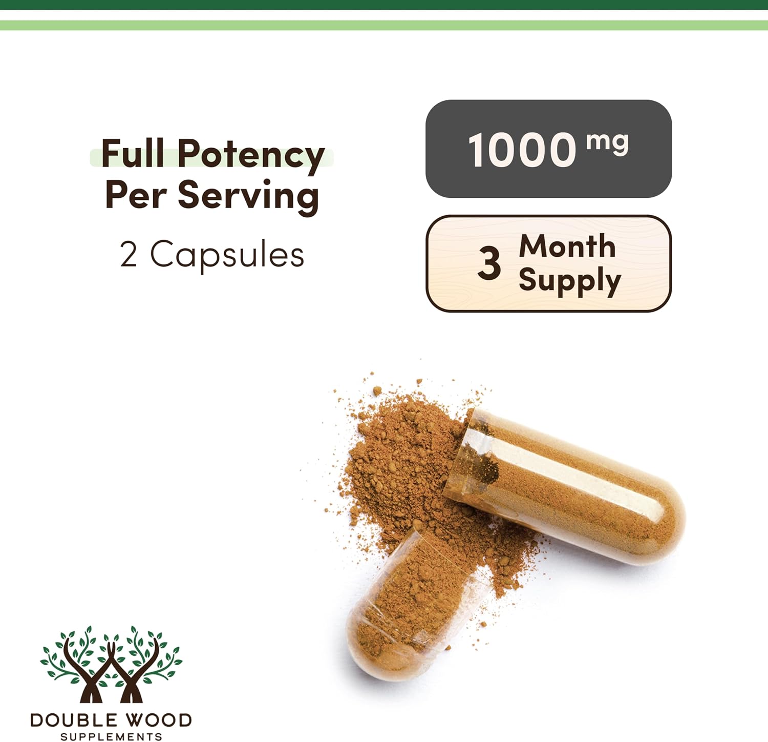 Detalle 2 de Double Wood Beef Liver Capsules, 180 Capsules