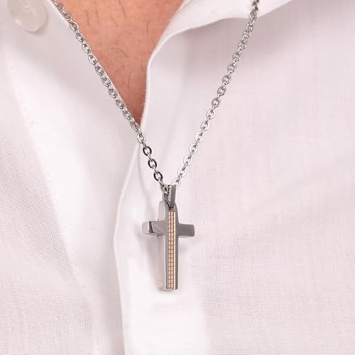 Detalle de Morellato Collana Uomo Motown SALS44 – Acciaio con PVD Oro Rosa