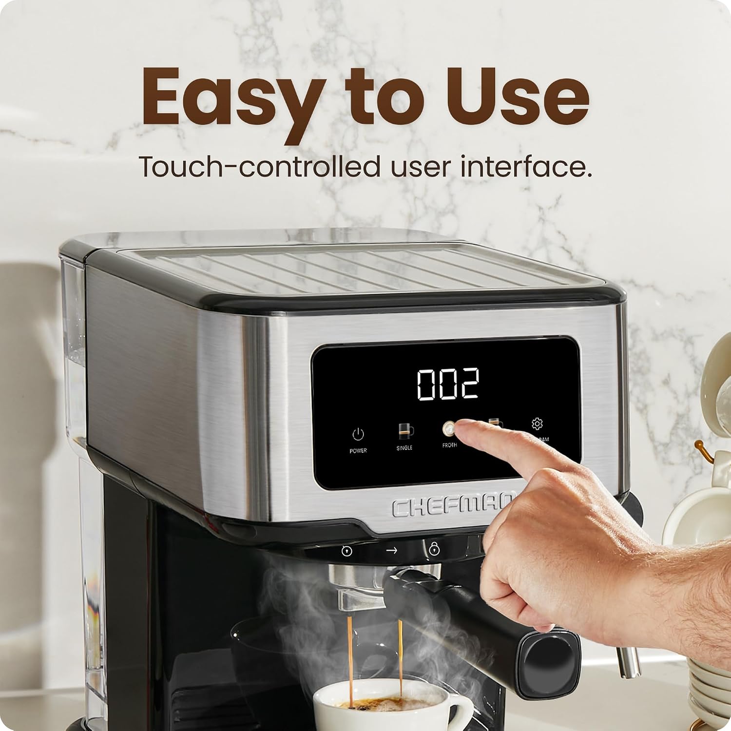 Detalle 2 de Chefman CraftBrew Espresso Machine 1.5L