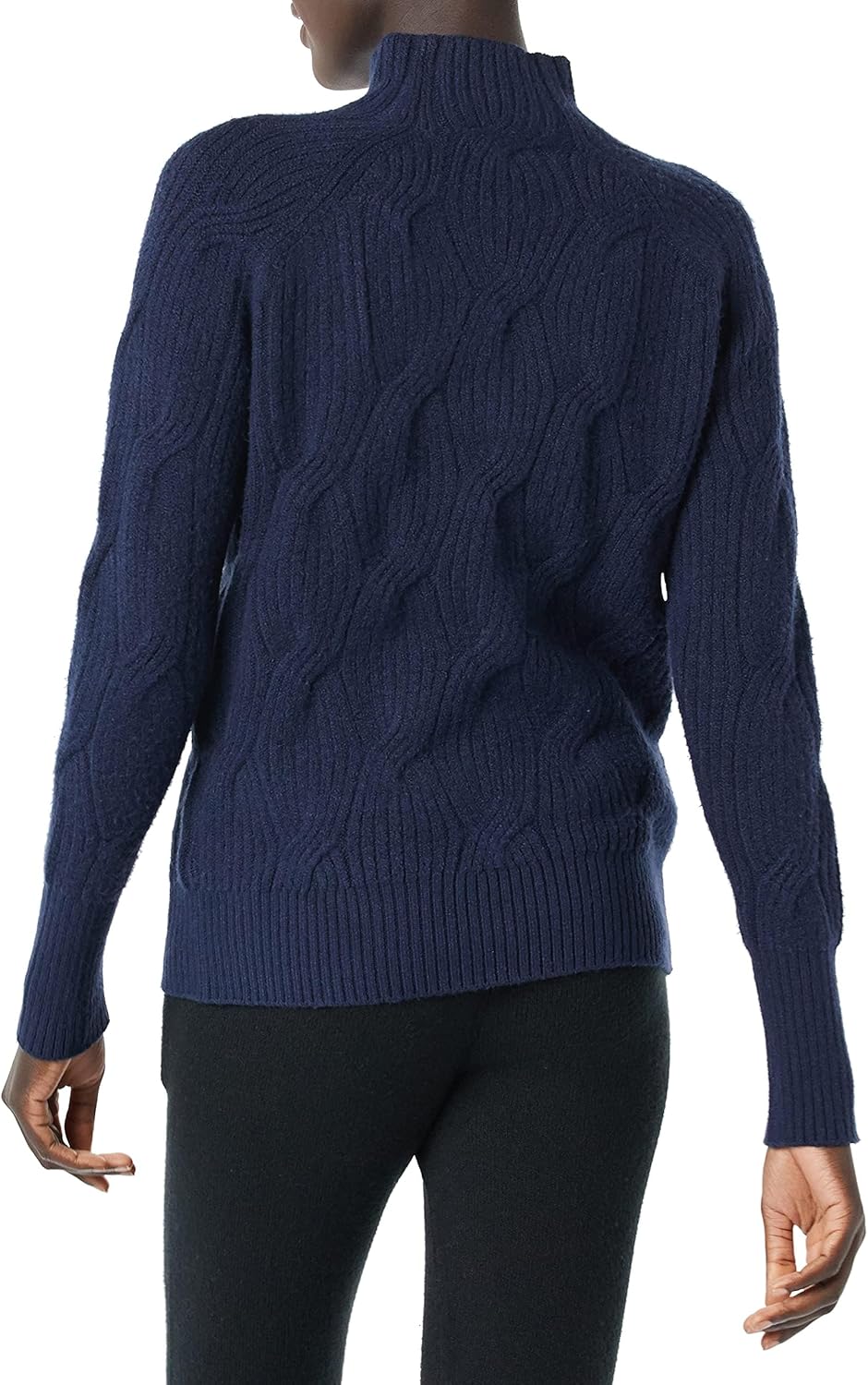 Thumbnail 1 de Amazon Essentials Women's Soft Touch Cable Knit Funnel Neck Jumper