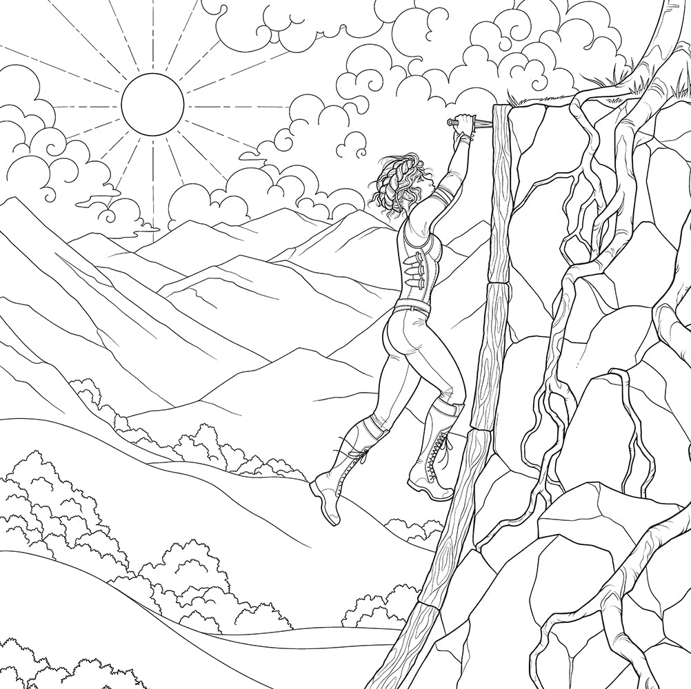 Detalle de Fourth Wing: The Official Coloring & Sticker Book with Tear-Away Pages